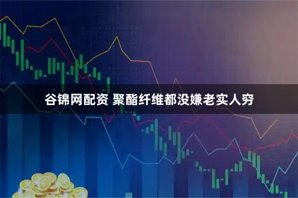 谷锦网配资 聚酯纤维都没嫌老实人穷